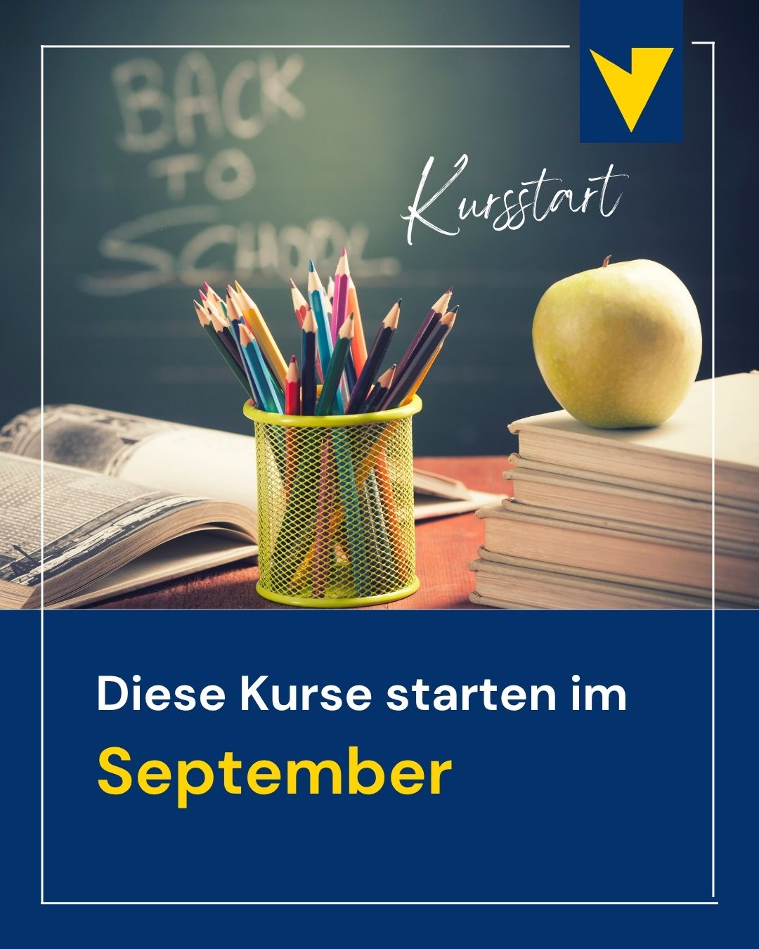 Öffnet die Seite 'Kursstart im September'
